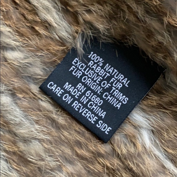 525 American Luxe Rabbit Fur Vest Small - Picture 5 of 9